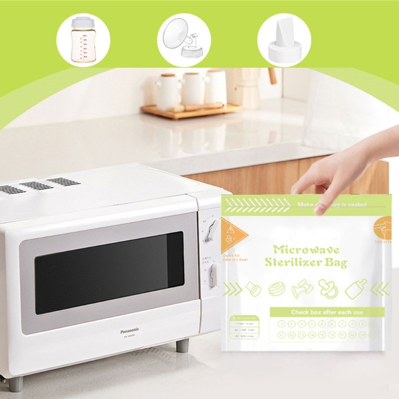 Zwitsal Baby Products - 10 Sheets/set Reusable Microwave Steam Sterilizer
